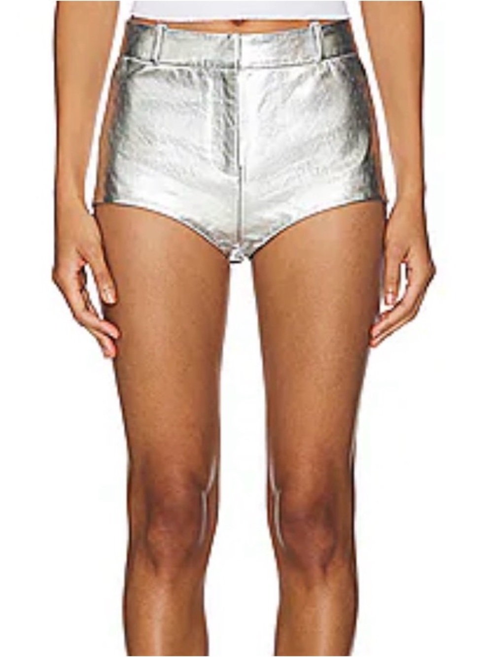 Lamarque Metallic Silver Shorts